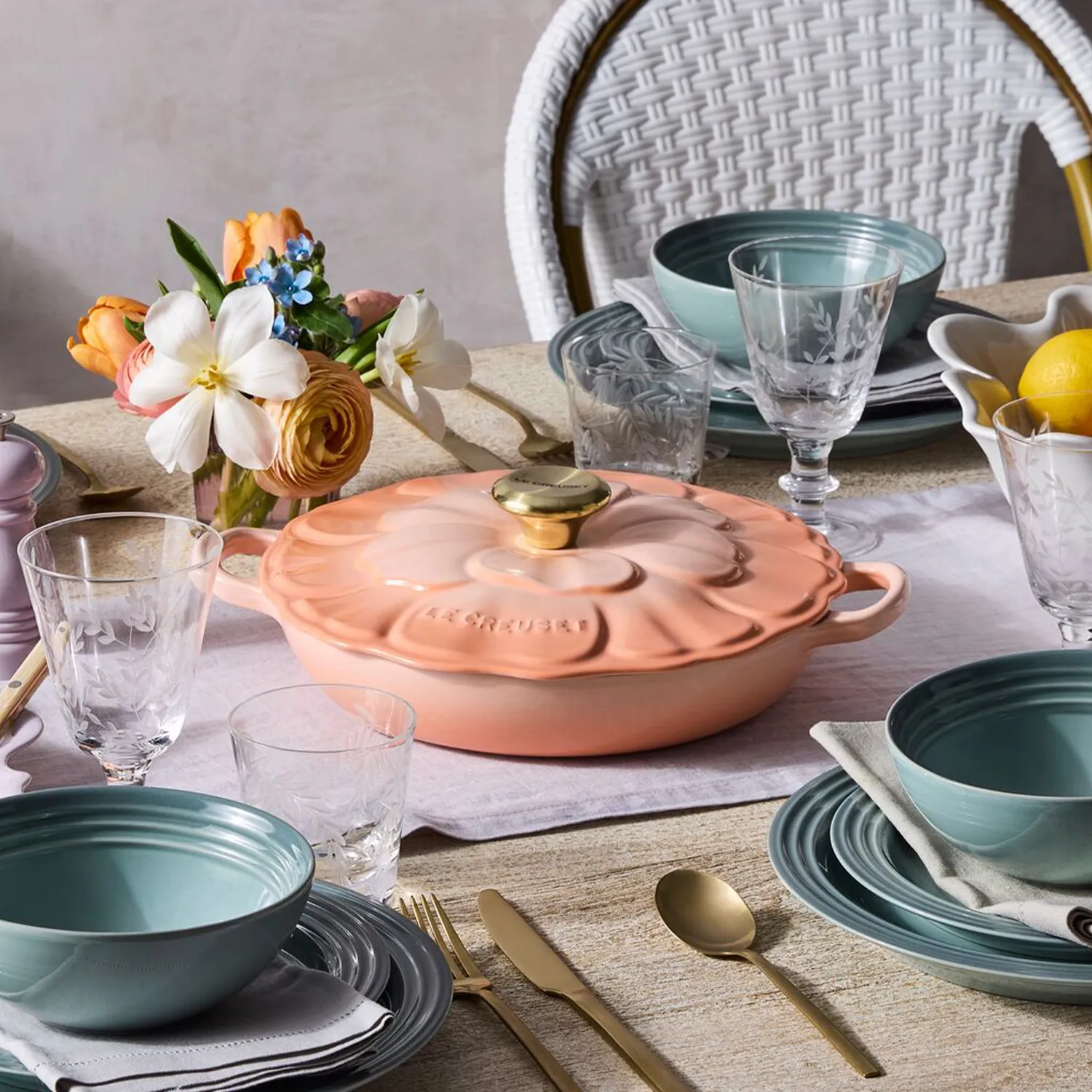 Le Creuset Signature Petal Braiser, 2.25 qt. 