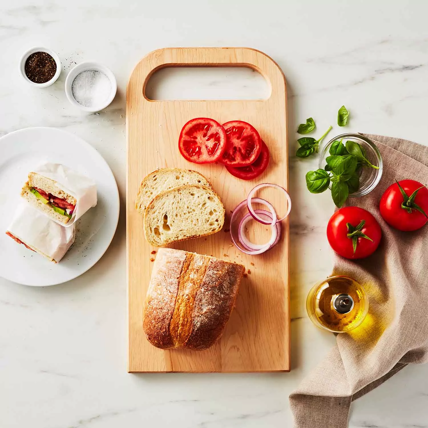 Walnut Cutting Board with Juice Groove, Flat Grain, 17 x 11 x 0.75 in 