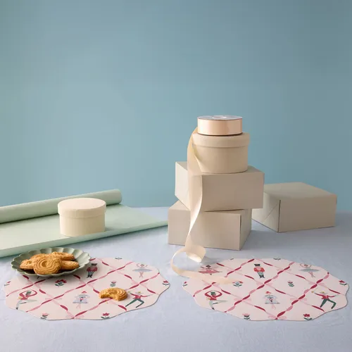 Meri Meri x Chilewich Nutcracker Ballet Scallop Placemat
