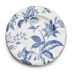 Sur La Table Italian Blue Floral Salad Plate Beautiful elegant print!! Great Quality!!