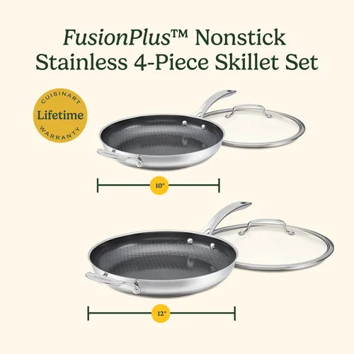 Cuisinart FusionPlus 4-Piece Skillet Set
