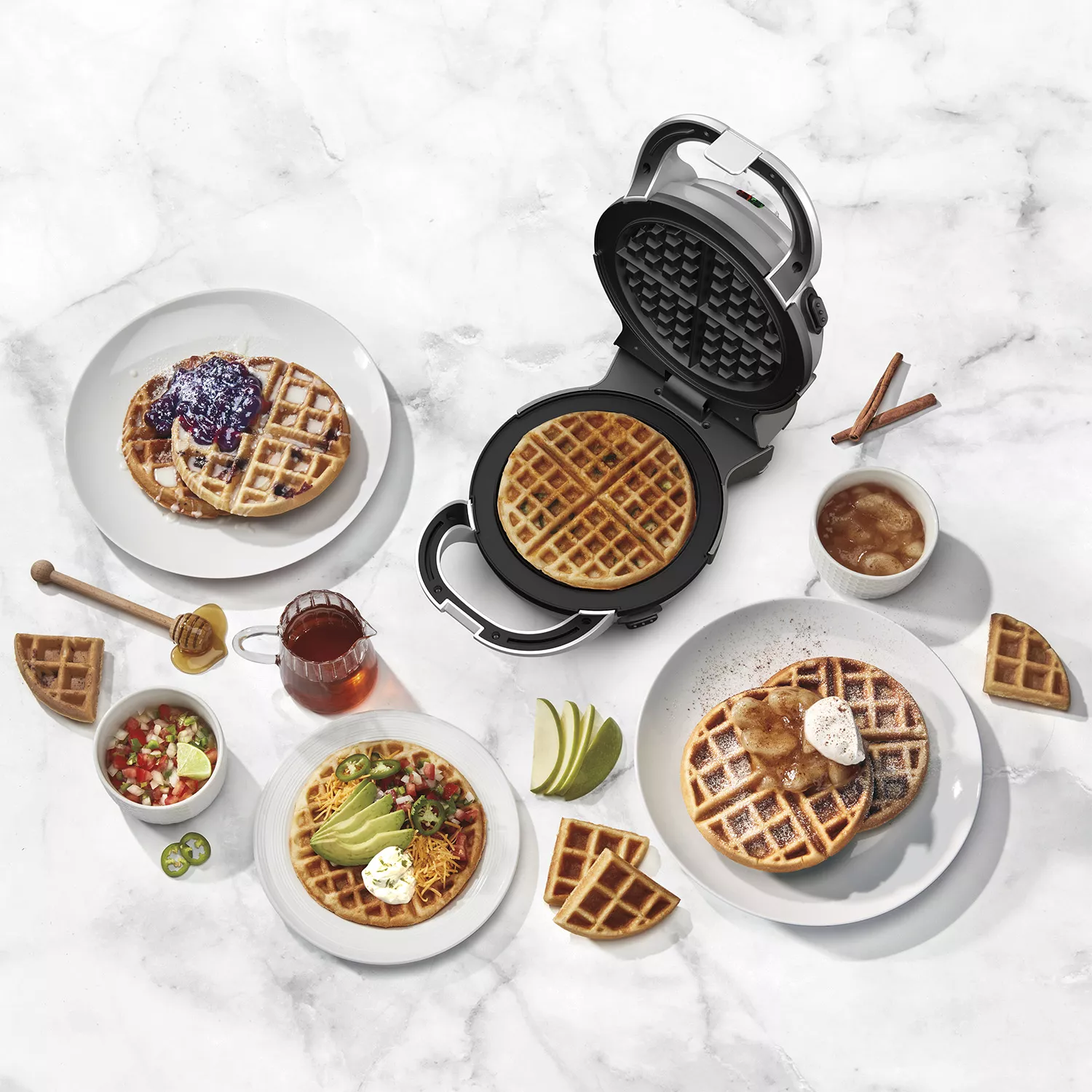 Cuisinart Belgian Waffle Maker Iron with Pancake Plates + Reviews