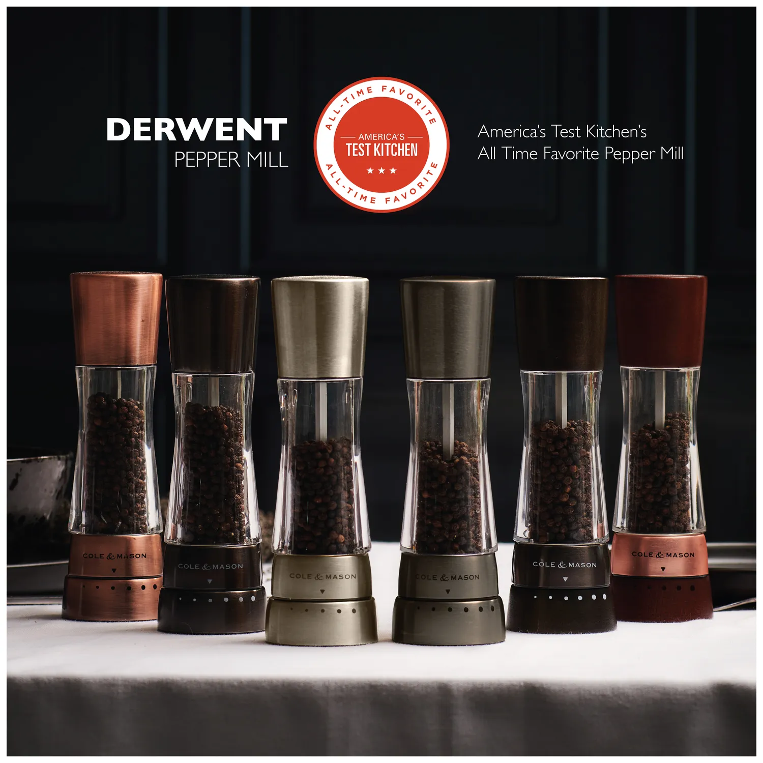 Cole & Mason Derwent Salt & Pepper Mill Gift Set