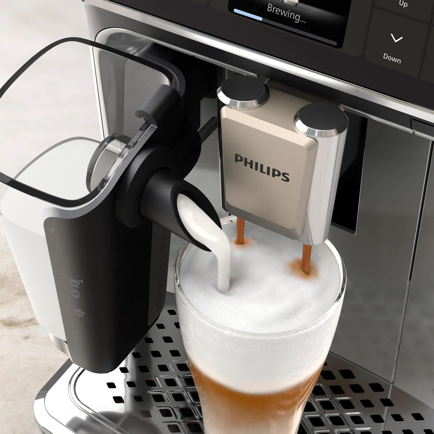 Philips 5500 Series Fully Automatic Espresso Machine with LatteGo Milk Frother