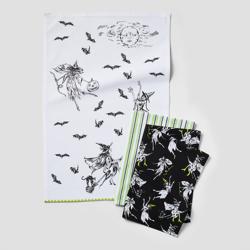 Sur La Table Halloween Witches Towels, Set of 3