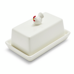 Rooster Butter Dish
