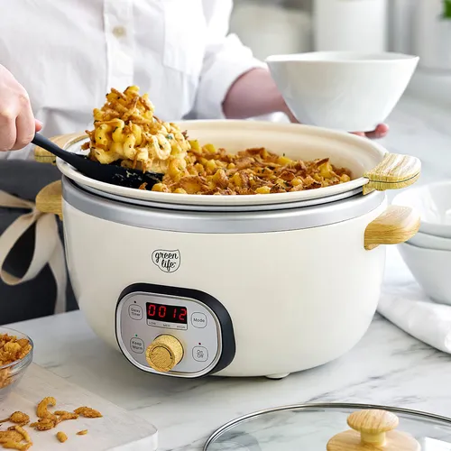 GreenLife Healthy Cook Slow Cooker, 6 qt.