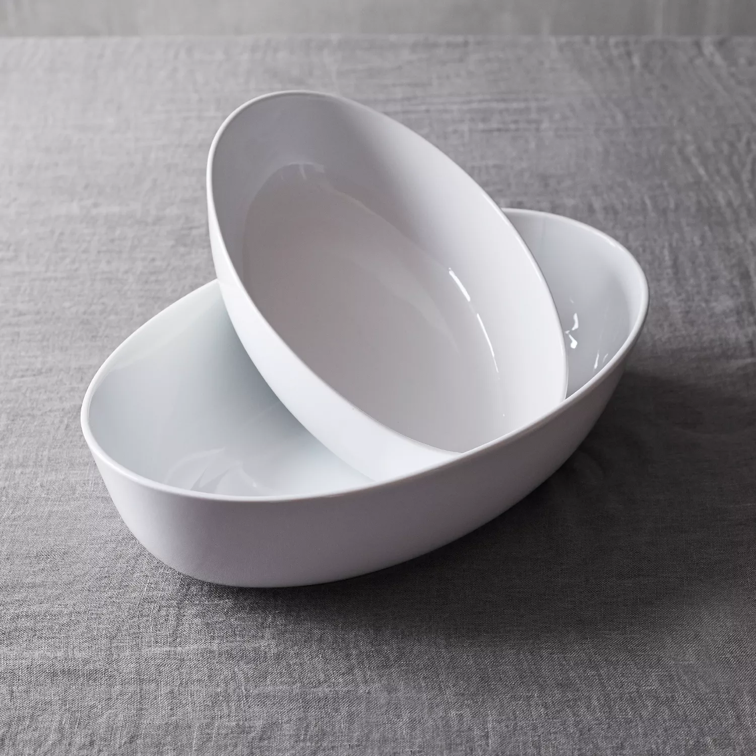 Sur La Table Porcelain Oval Serving Bowl