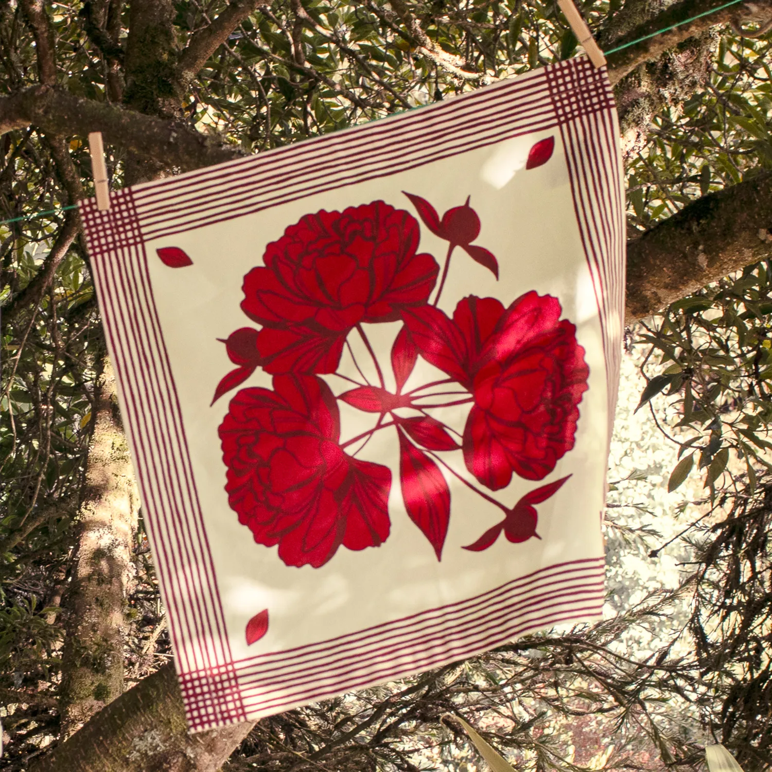 Mariana Velásquez x Sur La Table Peony Napkin