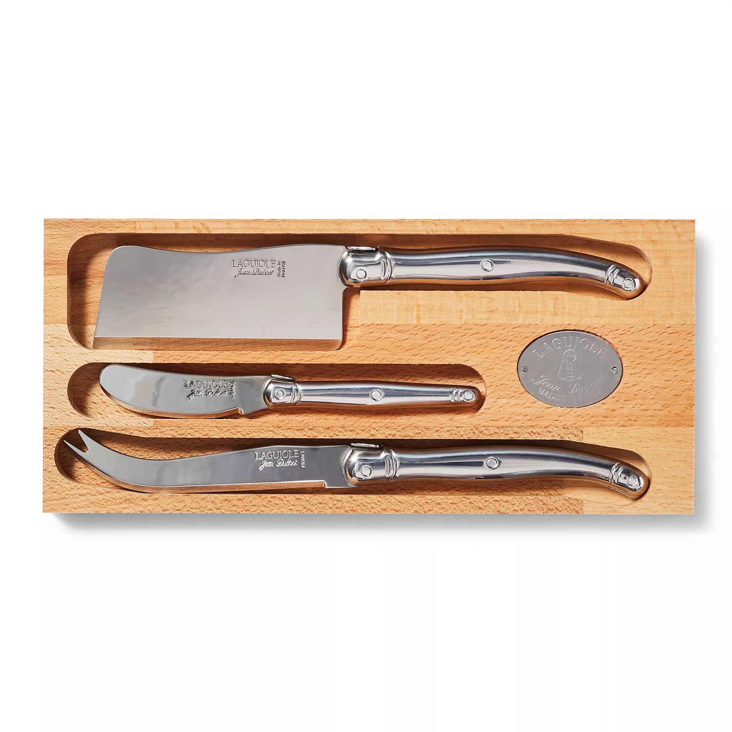 Laguiole Jean Dubost Stainless-Steel Steak Knives - Set of 4