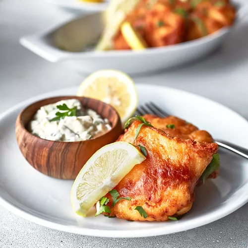 Beer Battered Fish & Sauce Ravigote