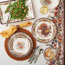 Sur La Table Thanksgiving Pheasant Serve Platter