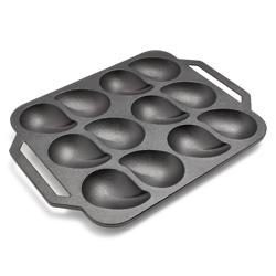Sur La Table Cast Iron Oyster Pan, 12 Cavity Sur La Table Cast Iron Oyster Pan, 12 Cavity