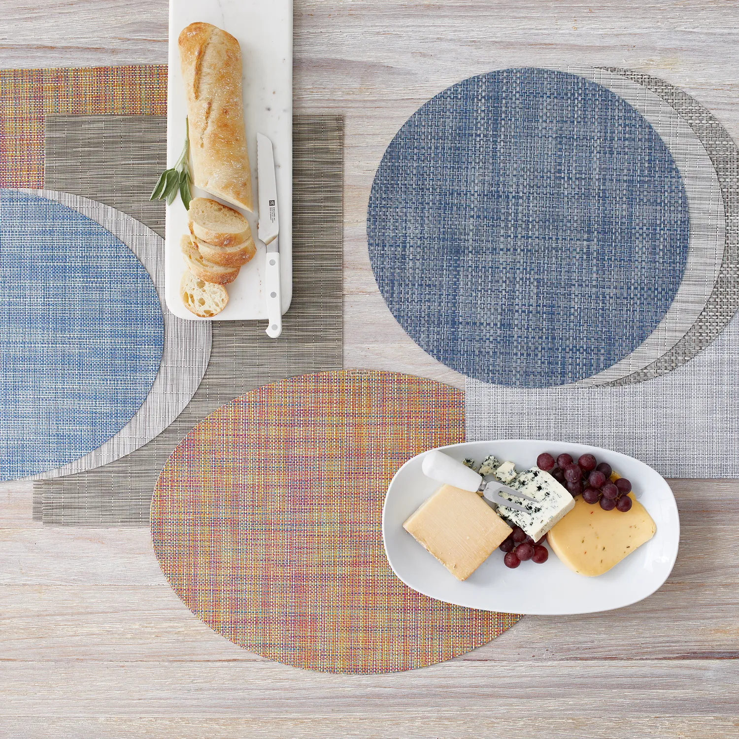 Chilewich Basketweave Round Placemat, 15&#34;