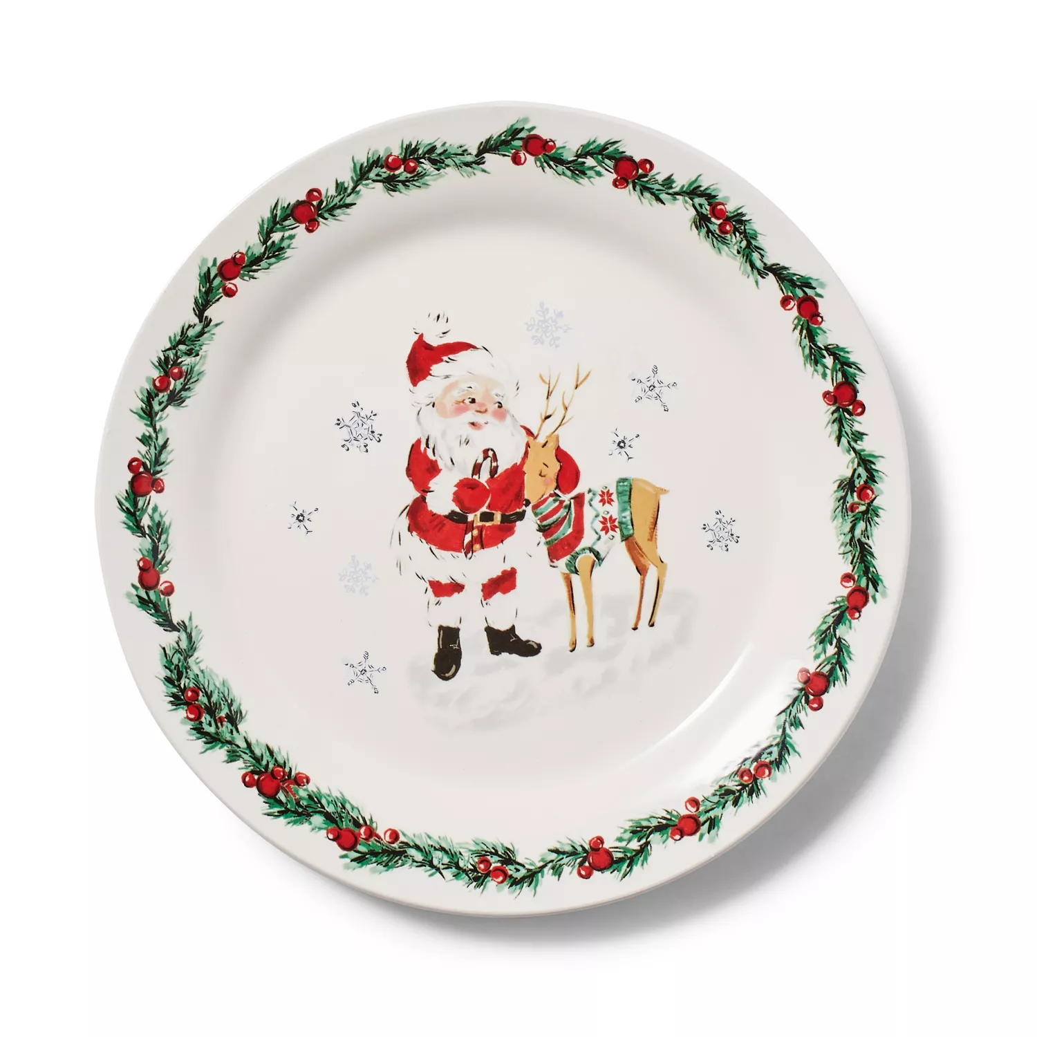Sur La Table Snowy Village 12-Piece Dinnerware Set