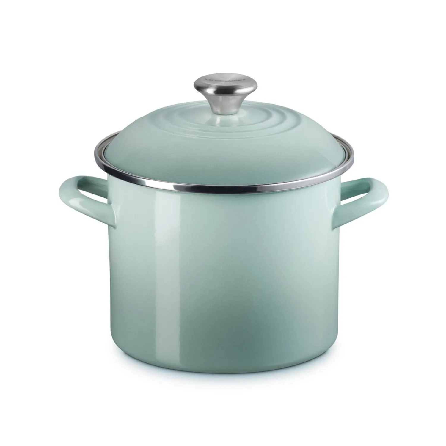 Le Creuset Enameled Steel Stockpot with Stainless Steel Knob, 6 qt.