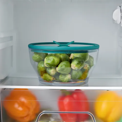 Anyday 8-Cup Round Glass Container