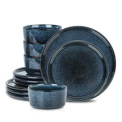 Stone Lain Eden Stoneware 12-Piece Dinnerware Set