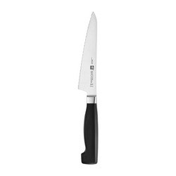 Zwilling J. A. Henckels Four Star Eco Serrated Prep Knife, 5.5"