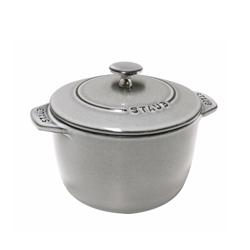 Staub Graphite Petite Round Oven, .75 qt. Love Staub