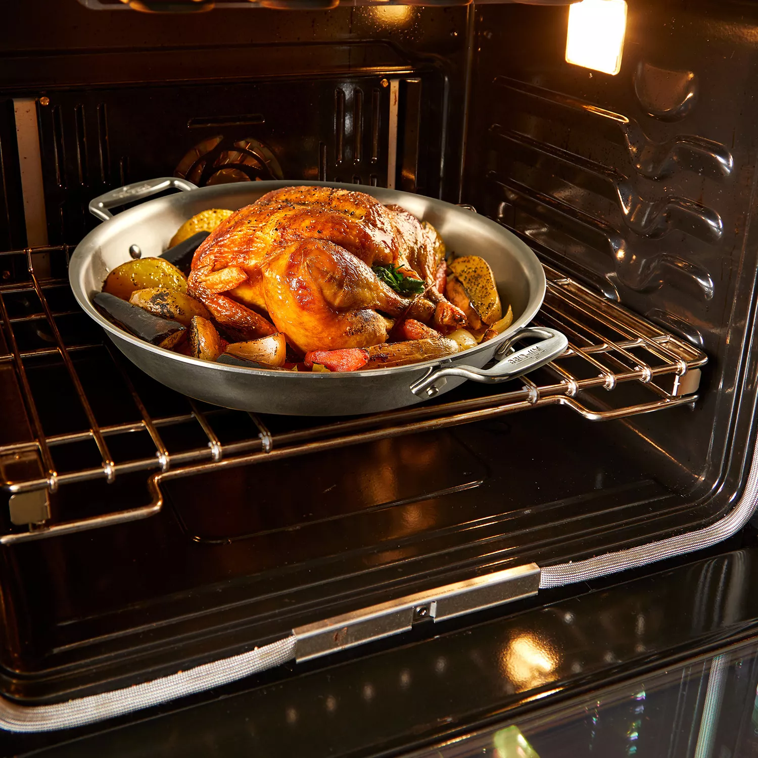 All-Clad D5 Brushed Stainless Steel Universal Pan, 4.5 qt.