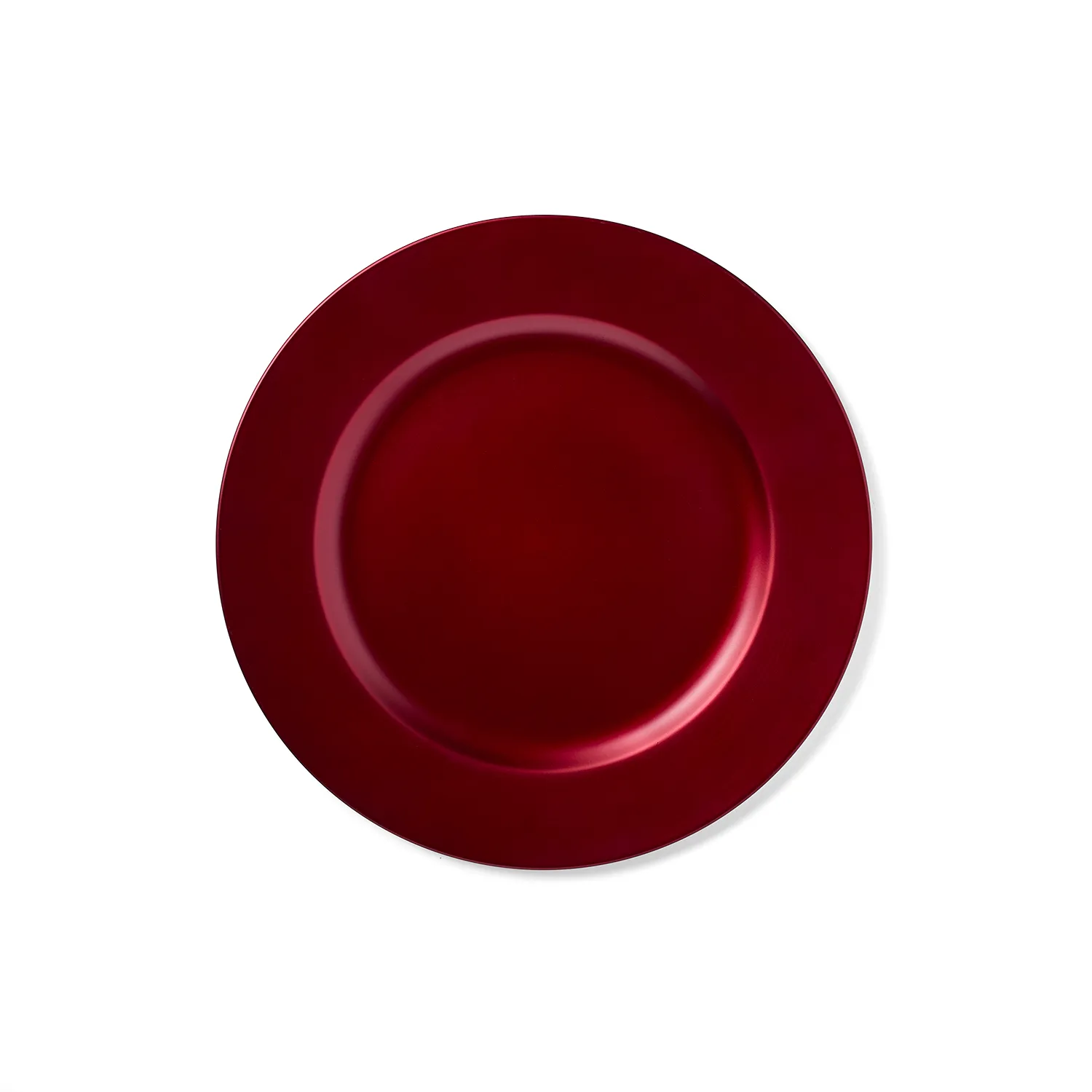 Sur La Table Red Chargers, Set of 4
