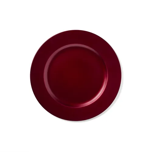 Sur La Table Red Chargers, Set of 4