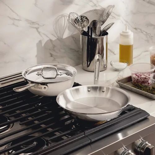 All-Clad D3 Stainless Steel Chef's Choice 3-Piece Cookware Set