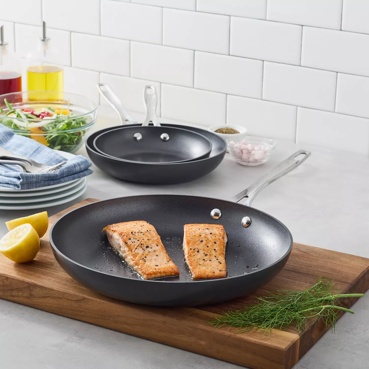 Sur La Table Classic Hard Anodized Ceramic Nonstick Sauté Pan, 5 Qt.