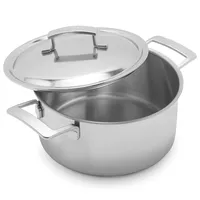 Demeyere Industry5 Dutch Oven with Thermo Lids, 5.5 qt.