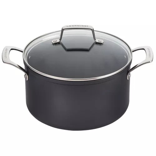 Le Creuset Essential Ceramic Nonstick Stock Pot with Lid, 6.3 Qt.