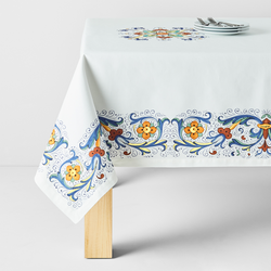 Sur La Table Deruta-Style Tablecloth