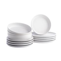 Stone Lain Stoneware Macchio 12-Piece Dinnerware Set