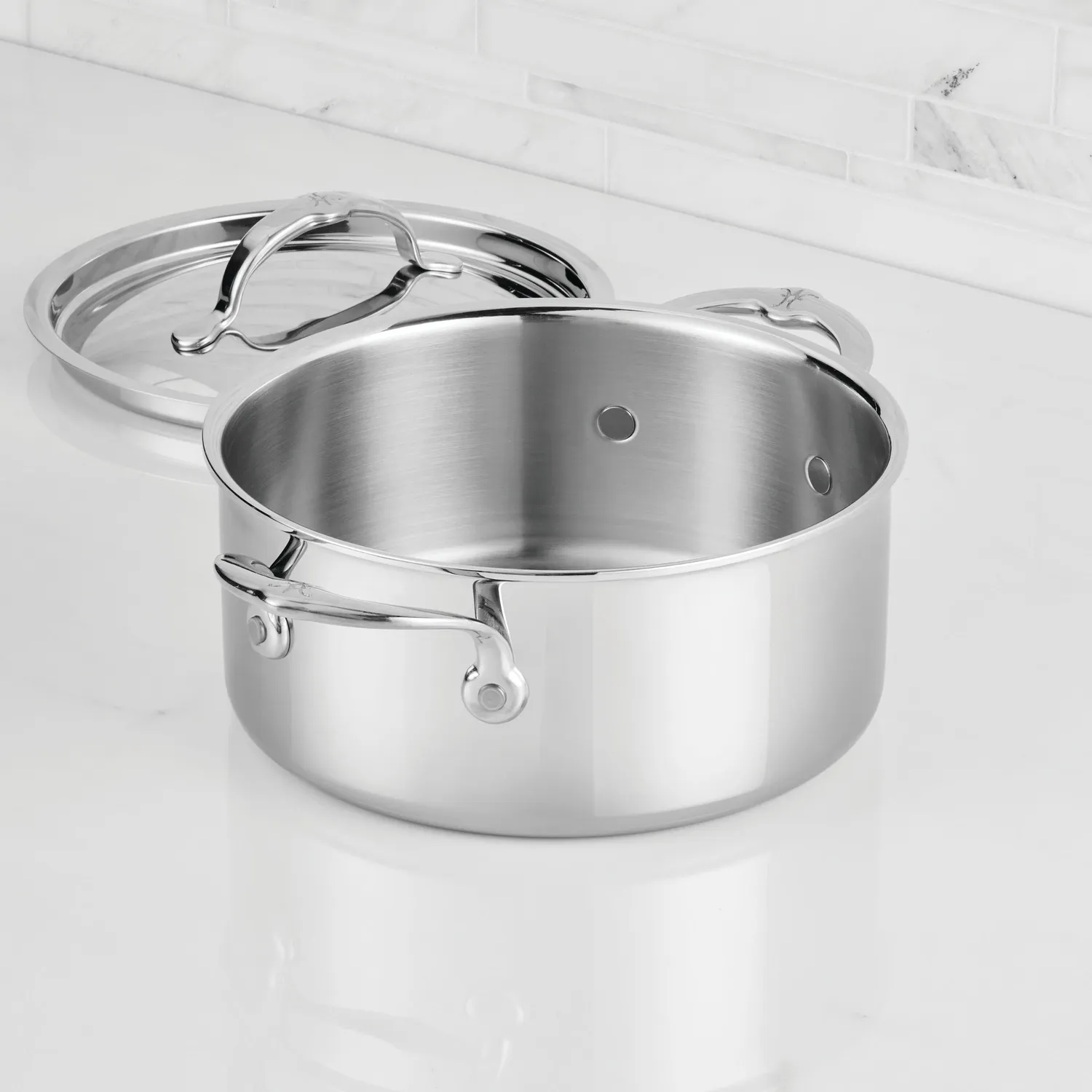 Hestan ProBond Luxe Stainless Steel Soup Pot, 3 qt.