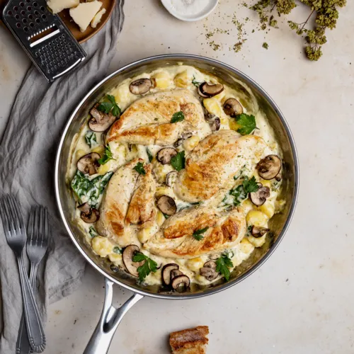 Cristel Castel'Pro Ultraply Professional Stainless Steel Skillet