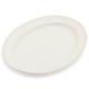 White Stoneware Platters