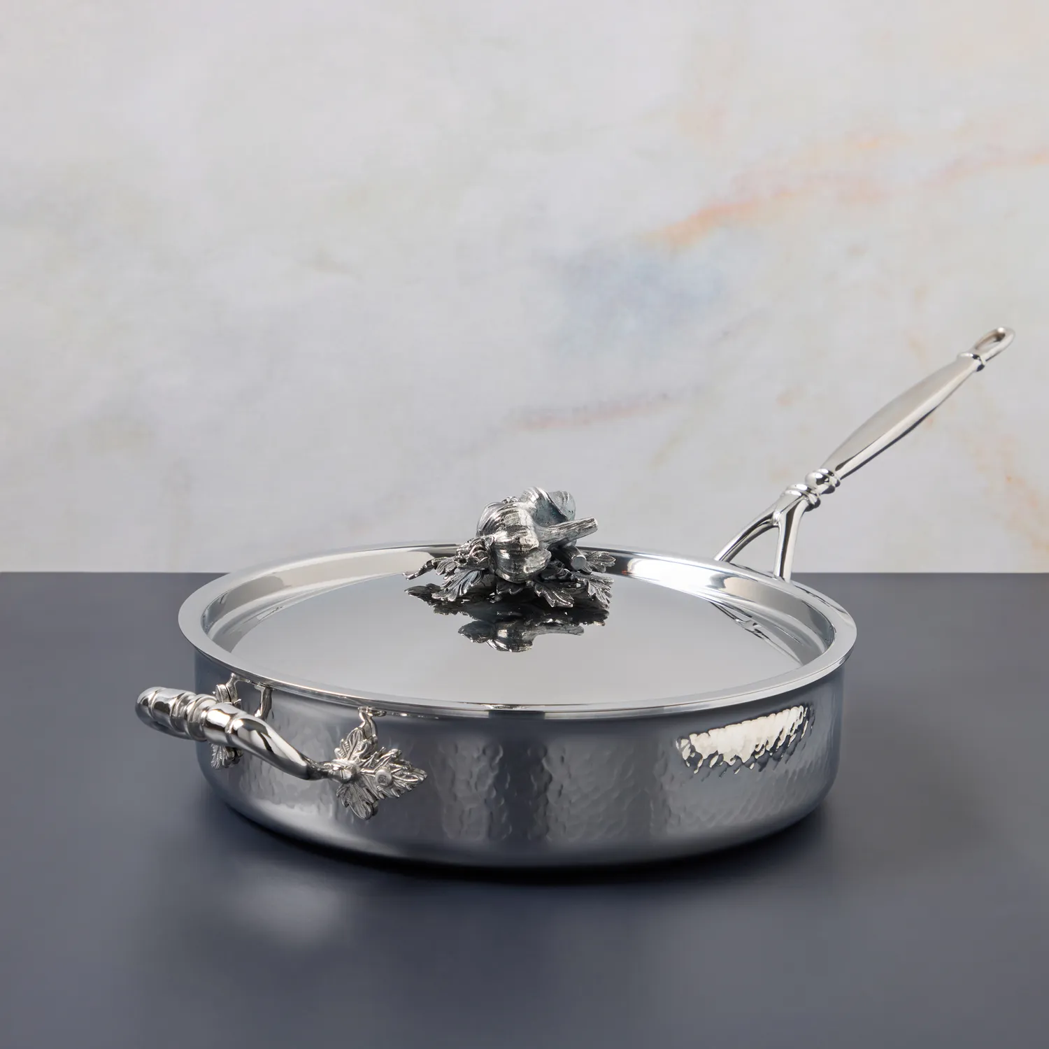 Ruffoni Opus Prima Hammered Stainless Steel 7-Piece Cookware Set