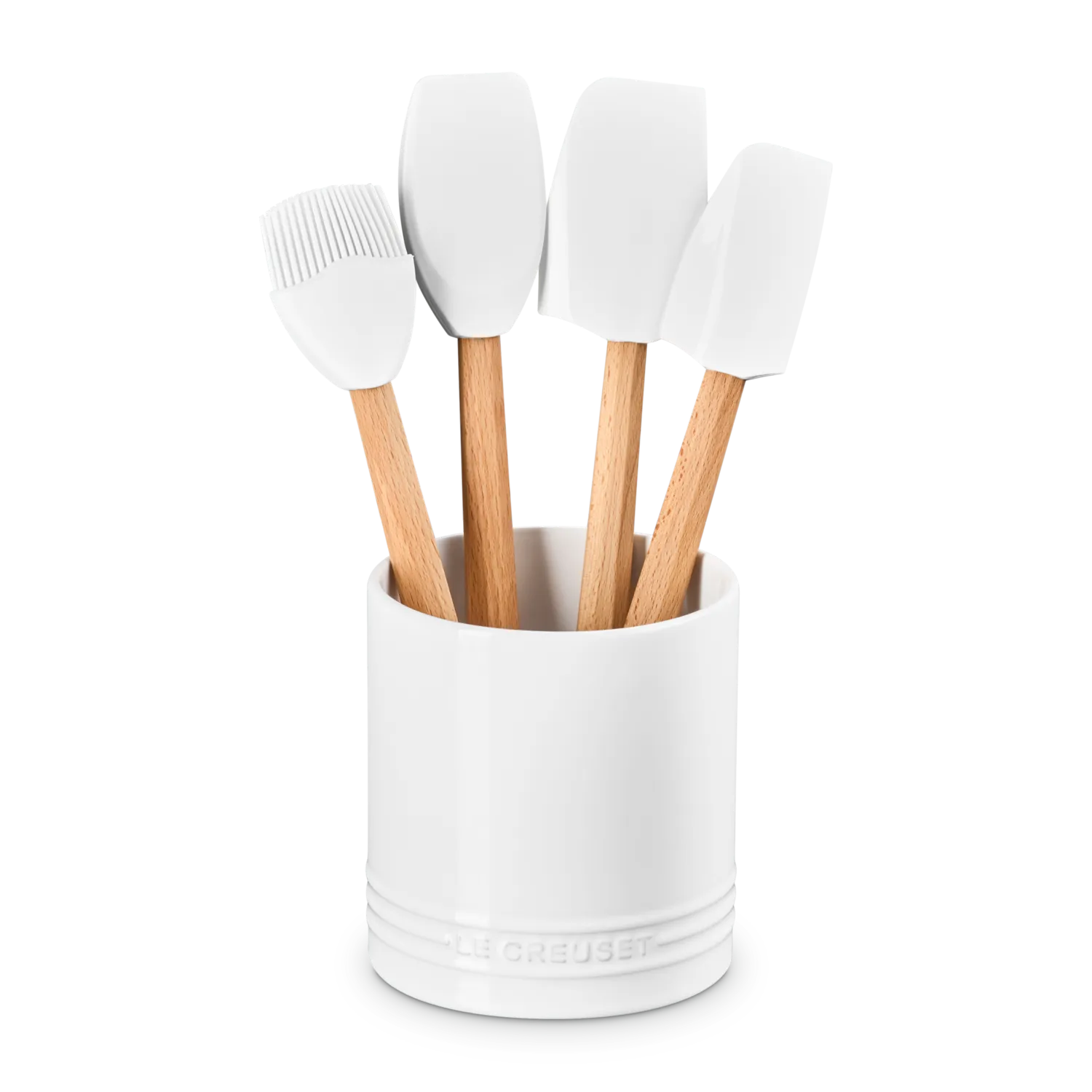 Le Creuset Peche 5-Piece Crock & Tool Set