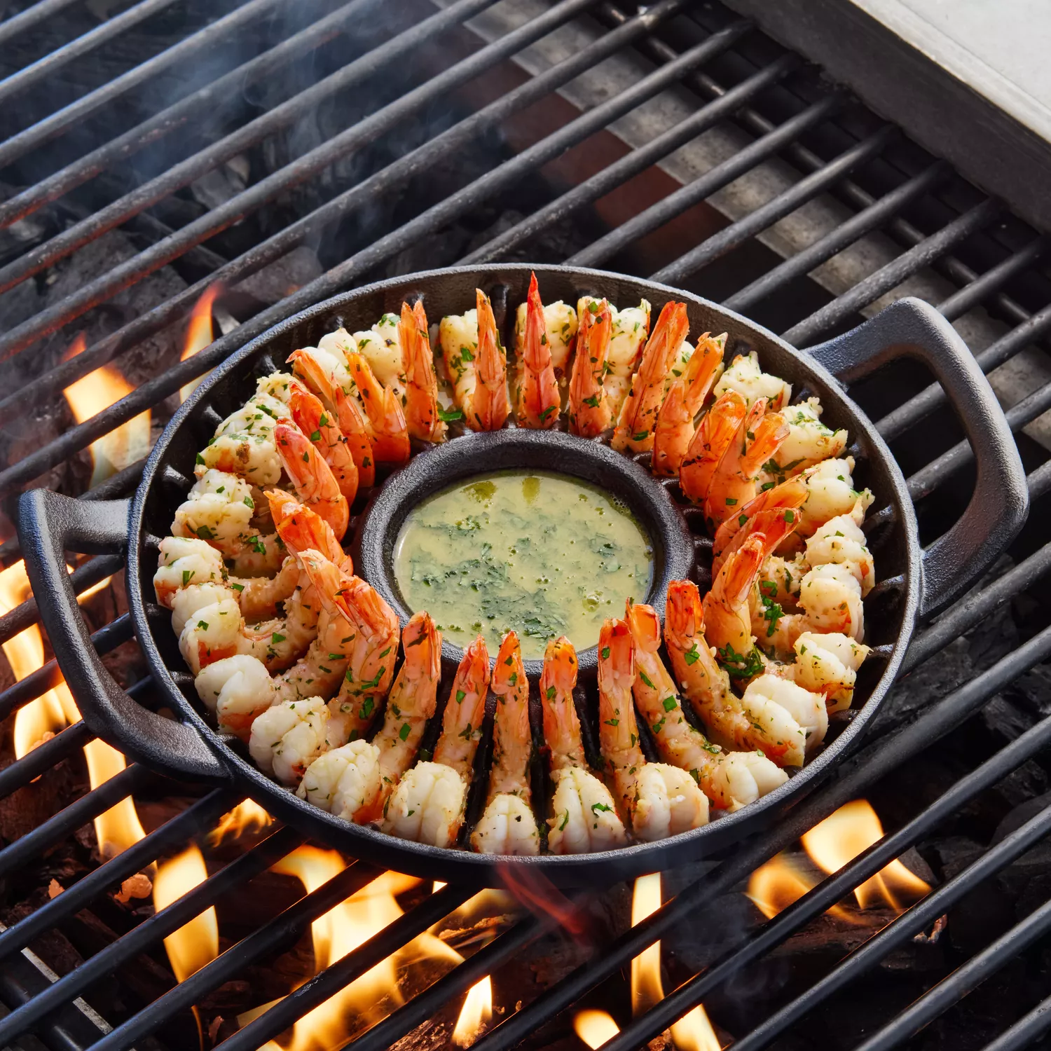 Sur La Table Cast Iron Shrimp Pan