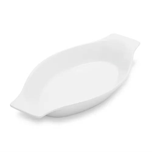 Sur La Table Porcelain Oval Gratin Dish, 10.5"