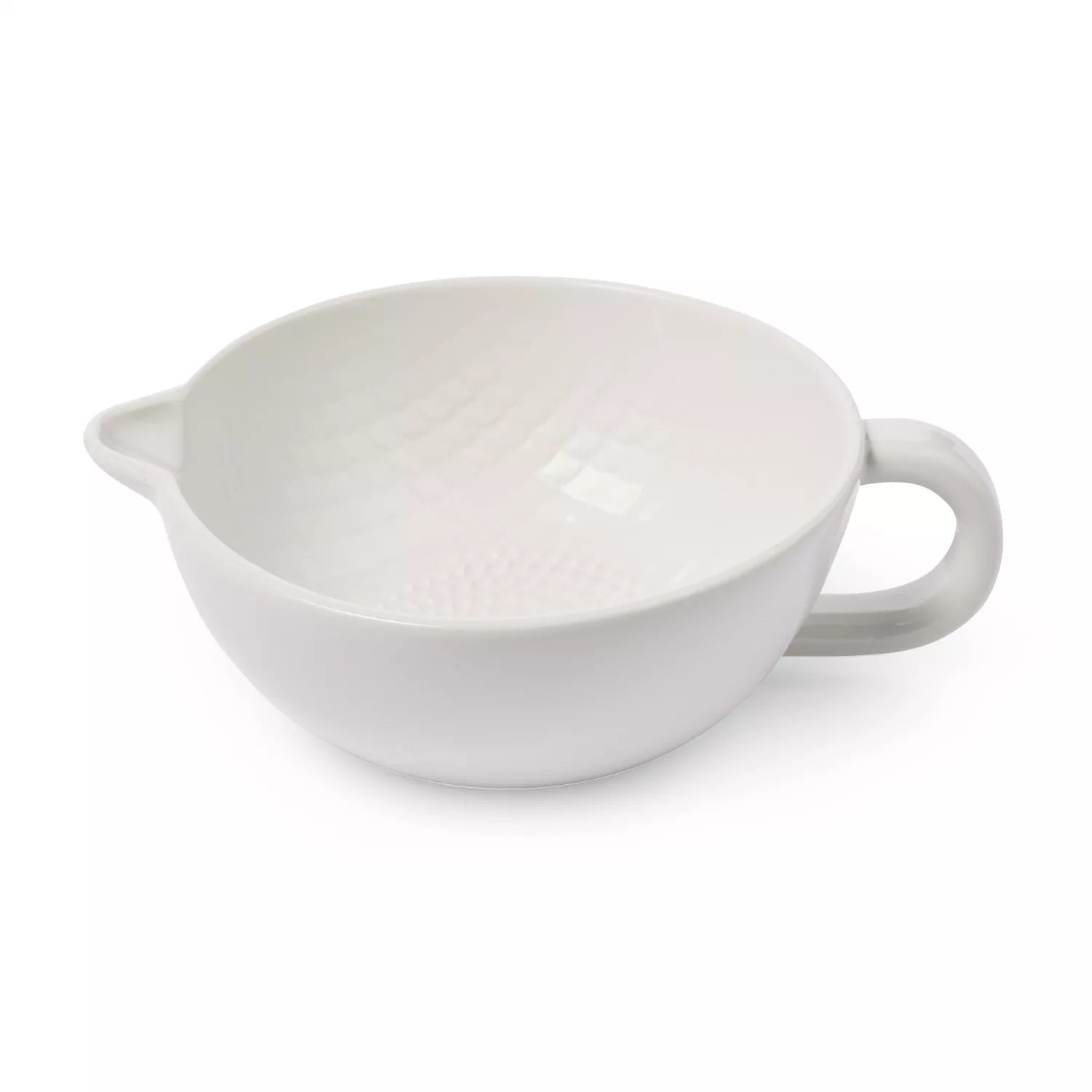 5 Quart White Chocolate Ceramic Bowl