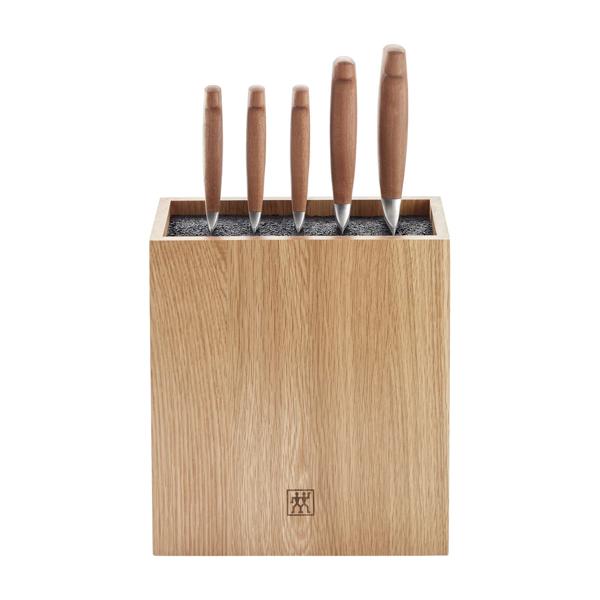 Zwilling Four Star Wood 6-Piece Knife Block Set
