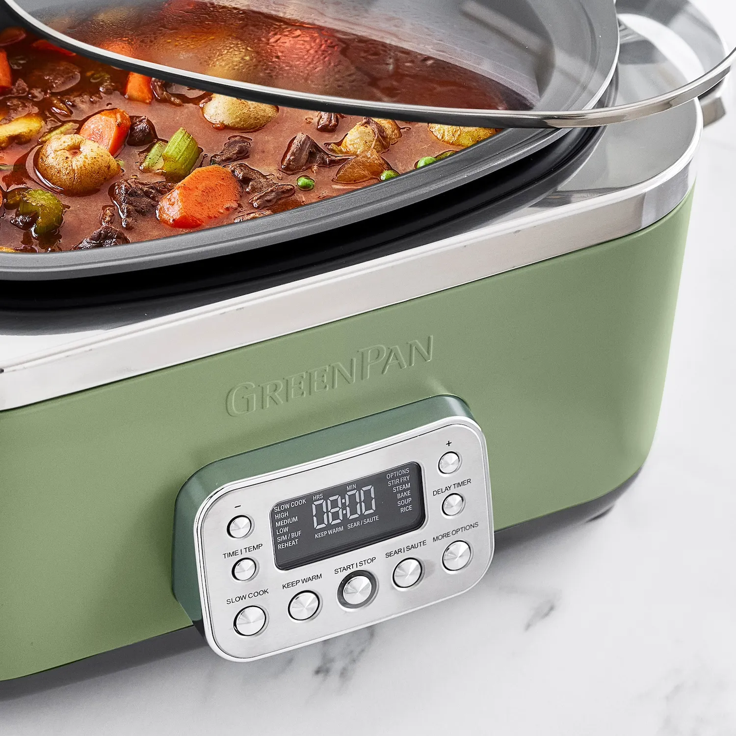 GreenPan Elite Slow Cooker, 6 qt.