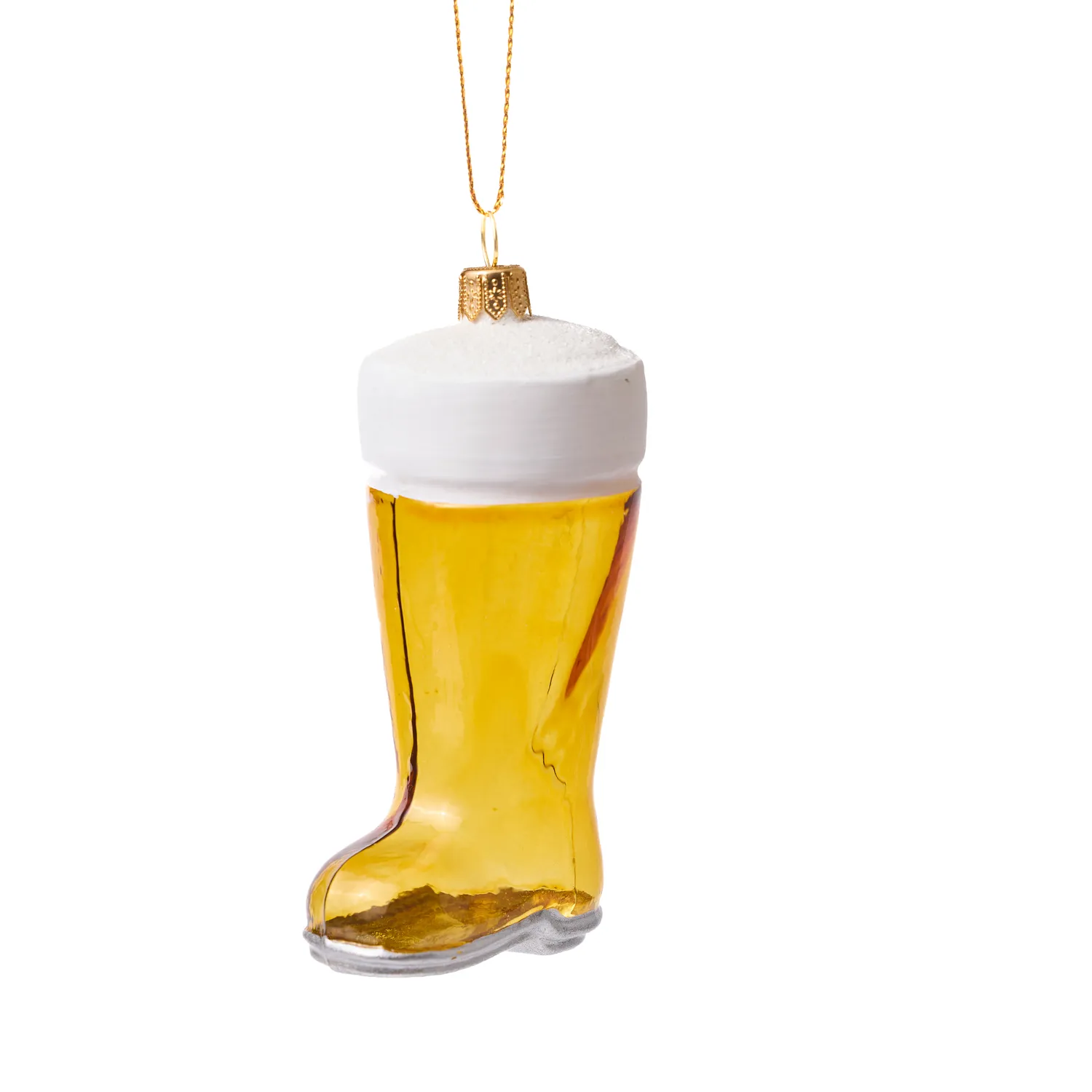 Sur la table Beer Boot Ornament