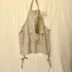 Tallo de Olivo Linen-Blend Lena Apron