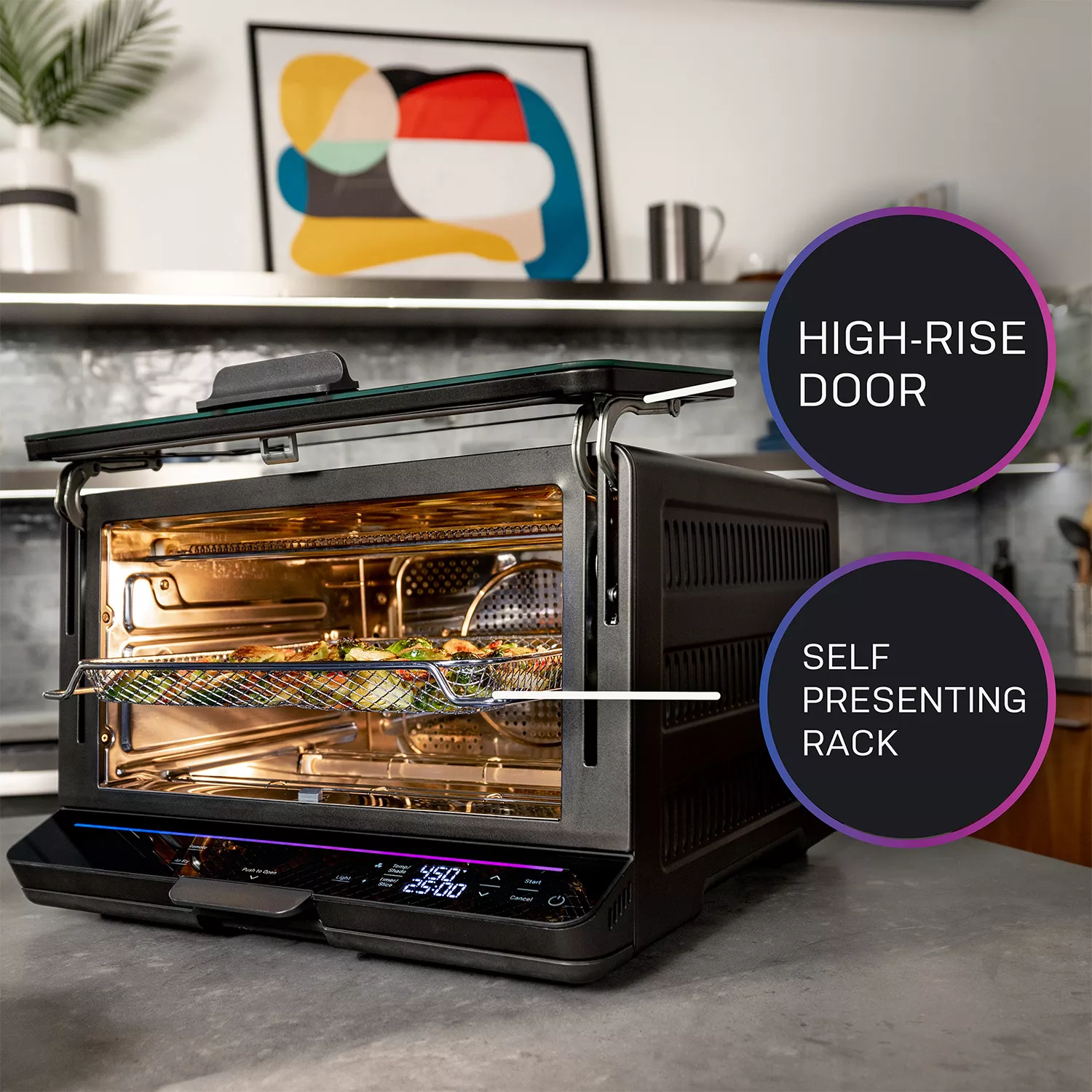 GE Profile Smart Oven with No Preheat - Black