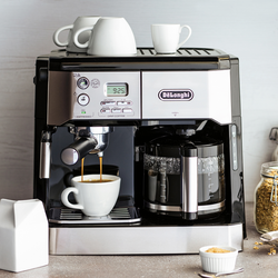 De&#8217;Longhi Combination Pump Espresso and 10-Cup Drip Coffee Machine with Advanced Cappuccino System