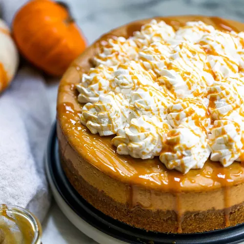 Pumpkin Caramel Cheesecake