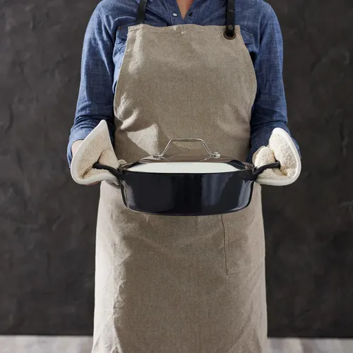 All-Clad Enameled Cast Iron Braiser, 4 qt. 