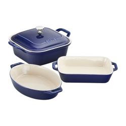 Staub Stoneware 4-Piece Baking Dish Set Great dish set and a stunning look at any table